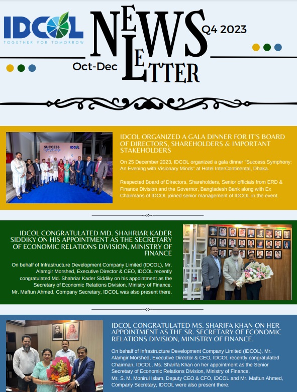 IDCOL Newsletter October-December 2023